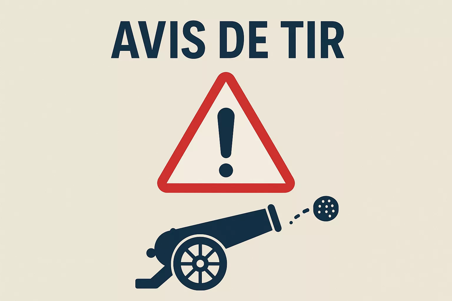 Alerte tir avec canon